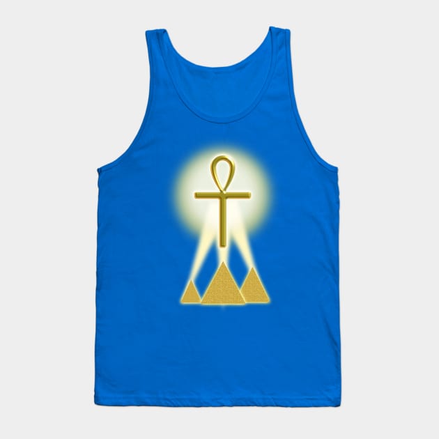 Egyptian Magic - Ra the Eternal Sun God Tank Top by MettaArtUK